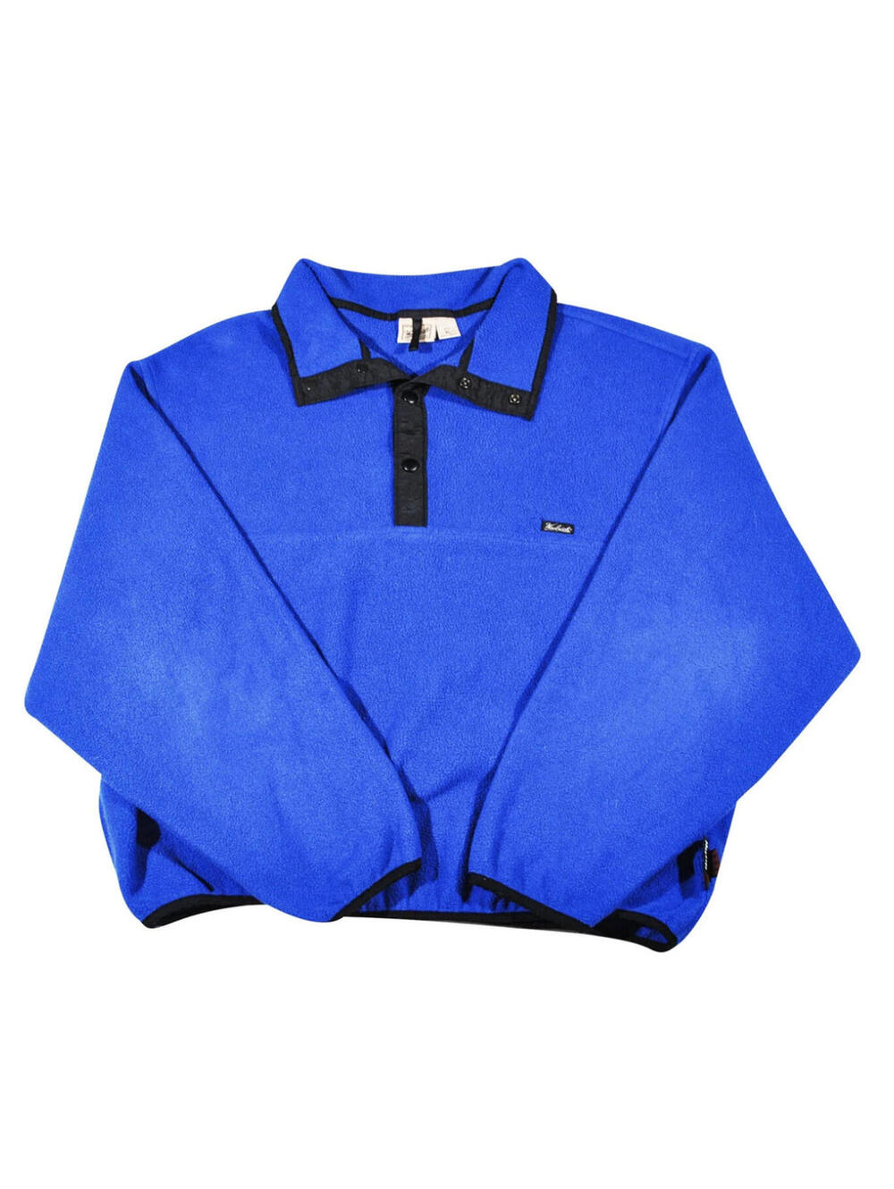 Vintage Woolrich Winter Outdoors Snap Blue Jacket Fleece Size X-Large
